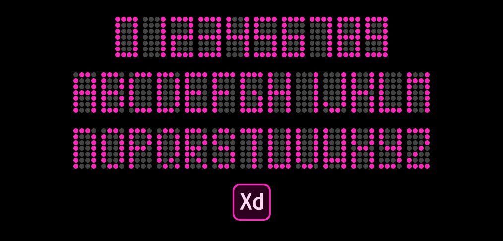 Scoreboard with numbers and letters
