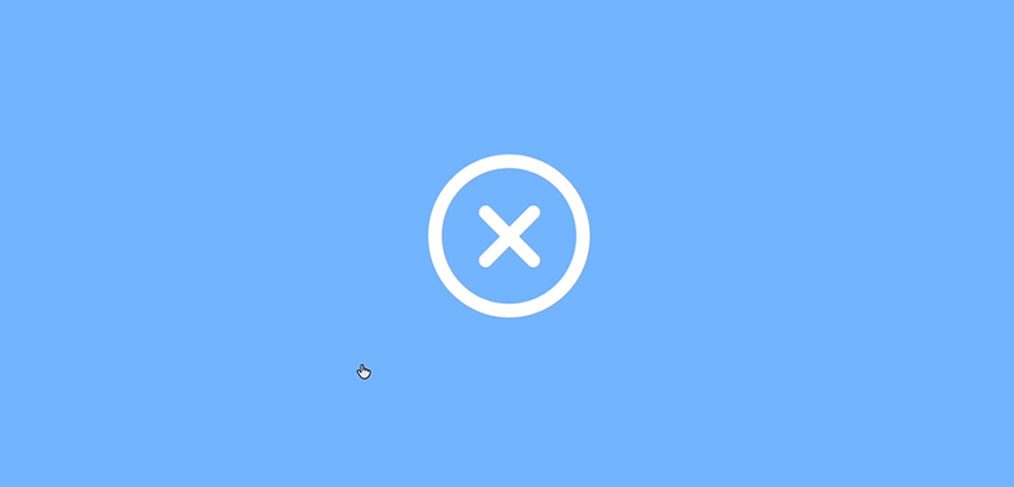 Search/Clear XD icon animation